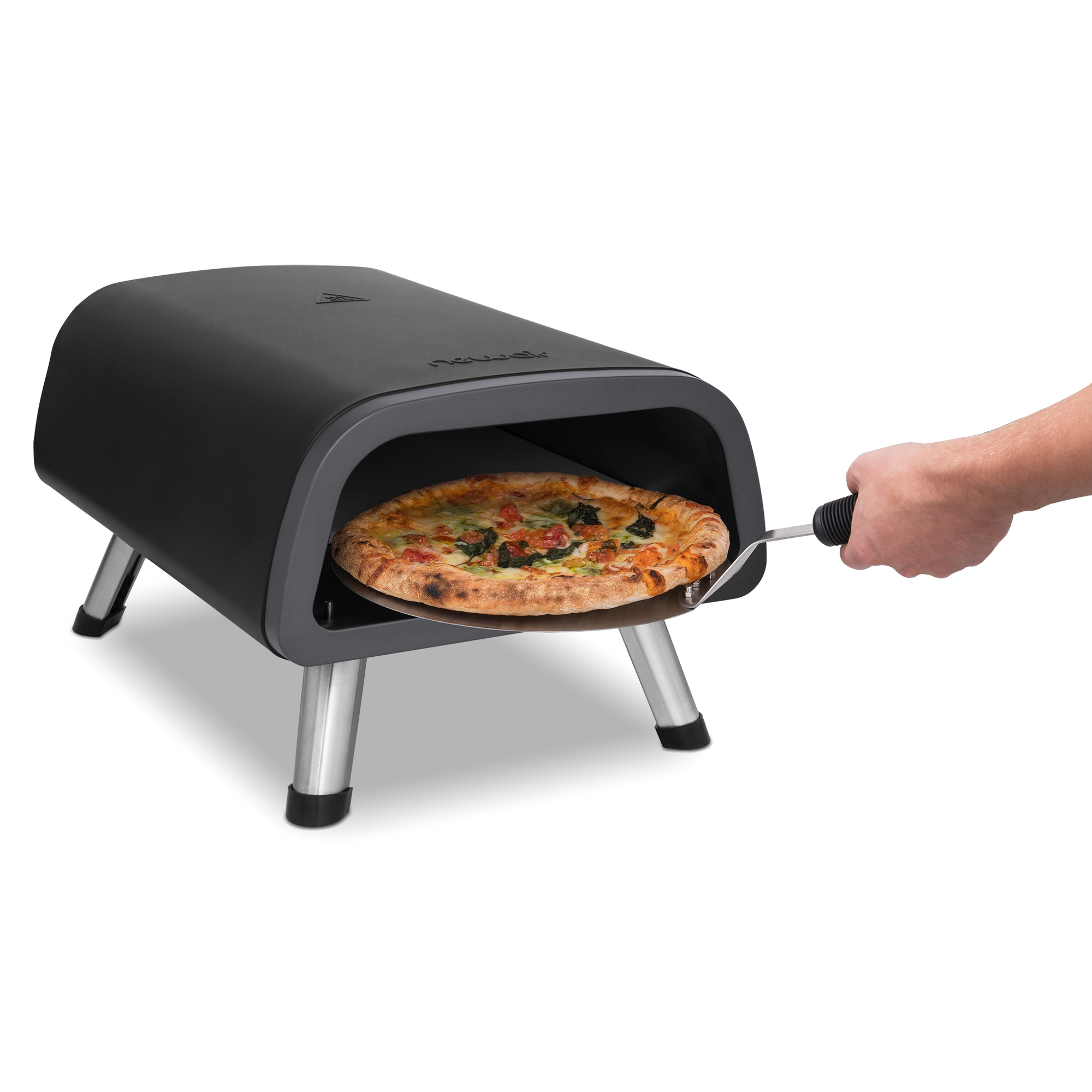 Newair, 12in. Portable Electric Indoor Outdoor Pizza Oven, Model# NPOE12BK00